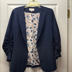 Skies Are Blue Blazer Tailored Suit Jacket